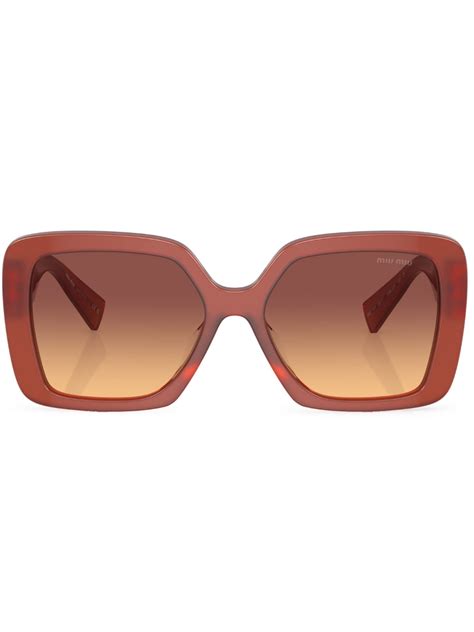 miu miu sonnenbrille rot|Miu Miu Sunglasses for Women .